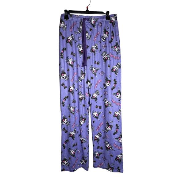 Sanrio Other - SANRIO KUROMI Sleep Pants NEW Purple Black Drawstring Pull-on Pants Size M